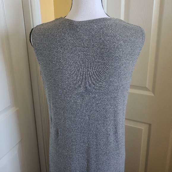 VERSATILE GRAY CHICO'S DESIGN LONG DRESS, SIZEM/8 - Picture 6 of 10